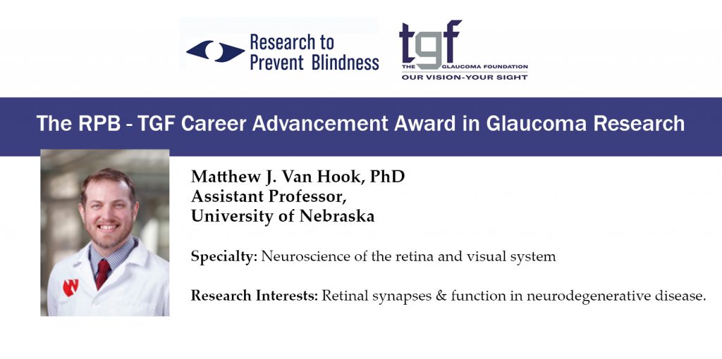 RPB-TGF Career Advancement Award in Glaucoma Research