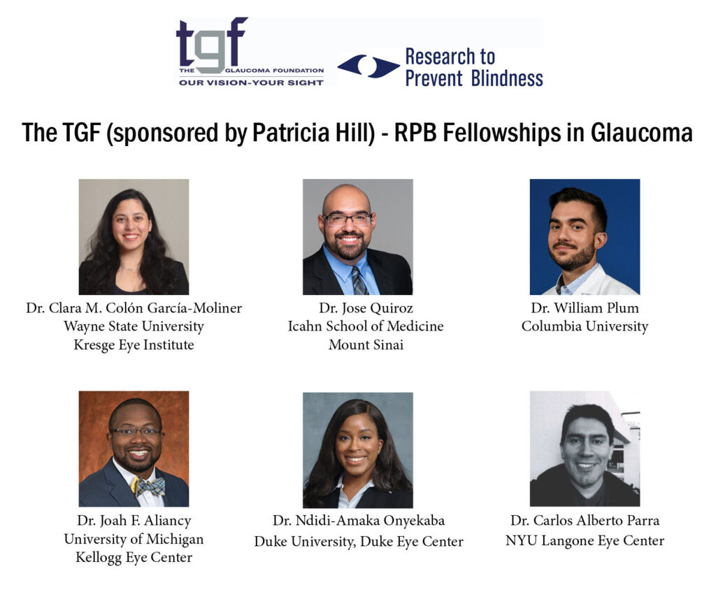 TGF RPB Fellowship recipients